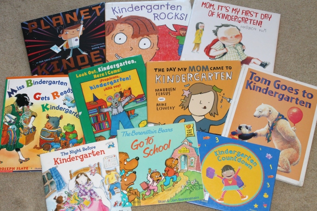 first day of kindergarten books